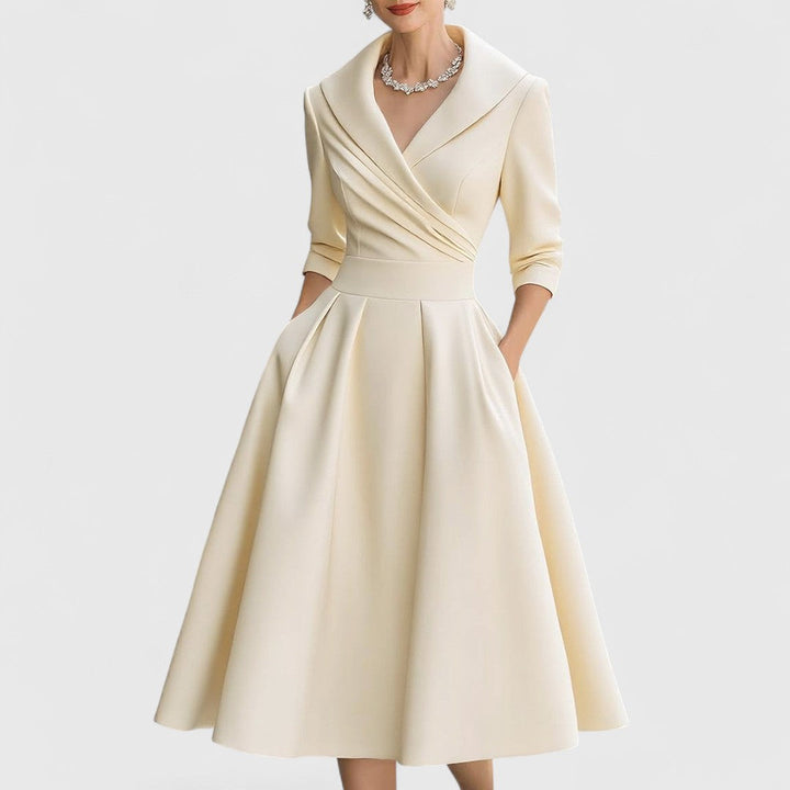 Ashley | Elegant Silhouette Midi Dress