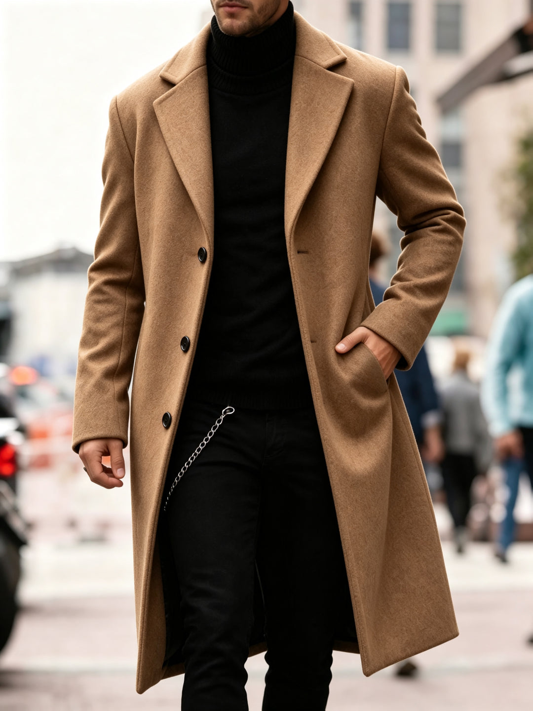 Nathanael | Tailored Longline Overcoat