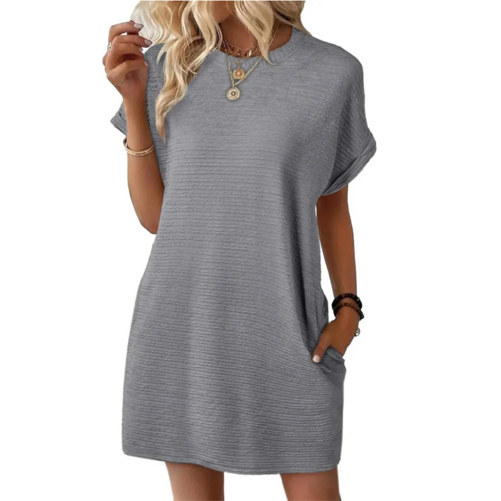 Tiffany | Classic Round Neck Summer Dress