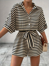 Camilla | Relaxed Striped Romper