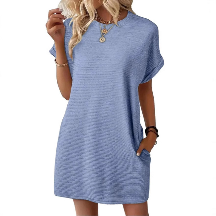 Tiffany | Classic Round Neck Summer Dress