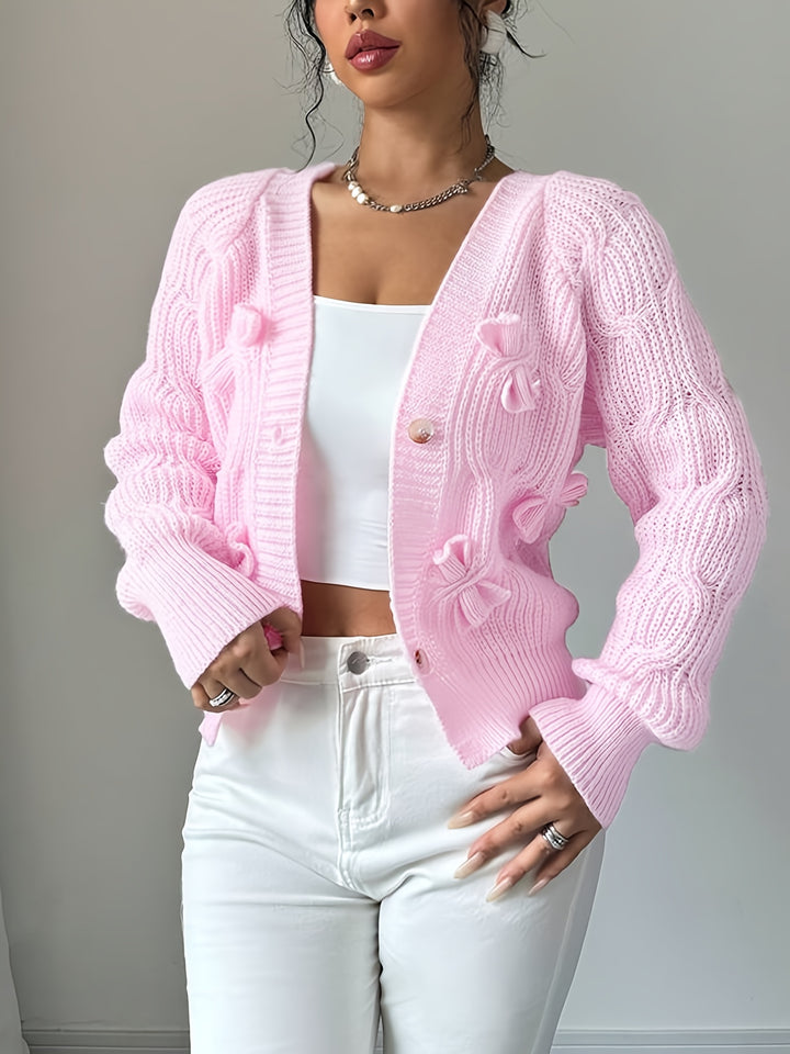 Margot | Soft Bow-Detail Cardigan