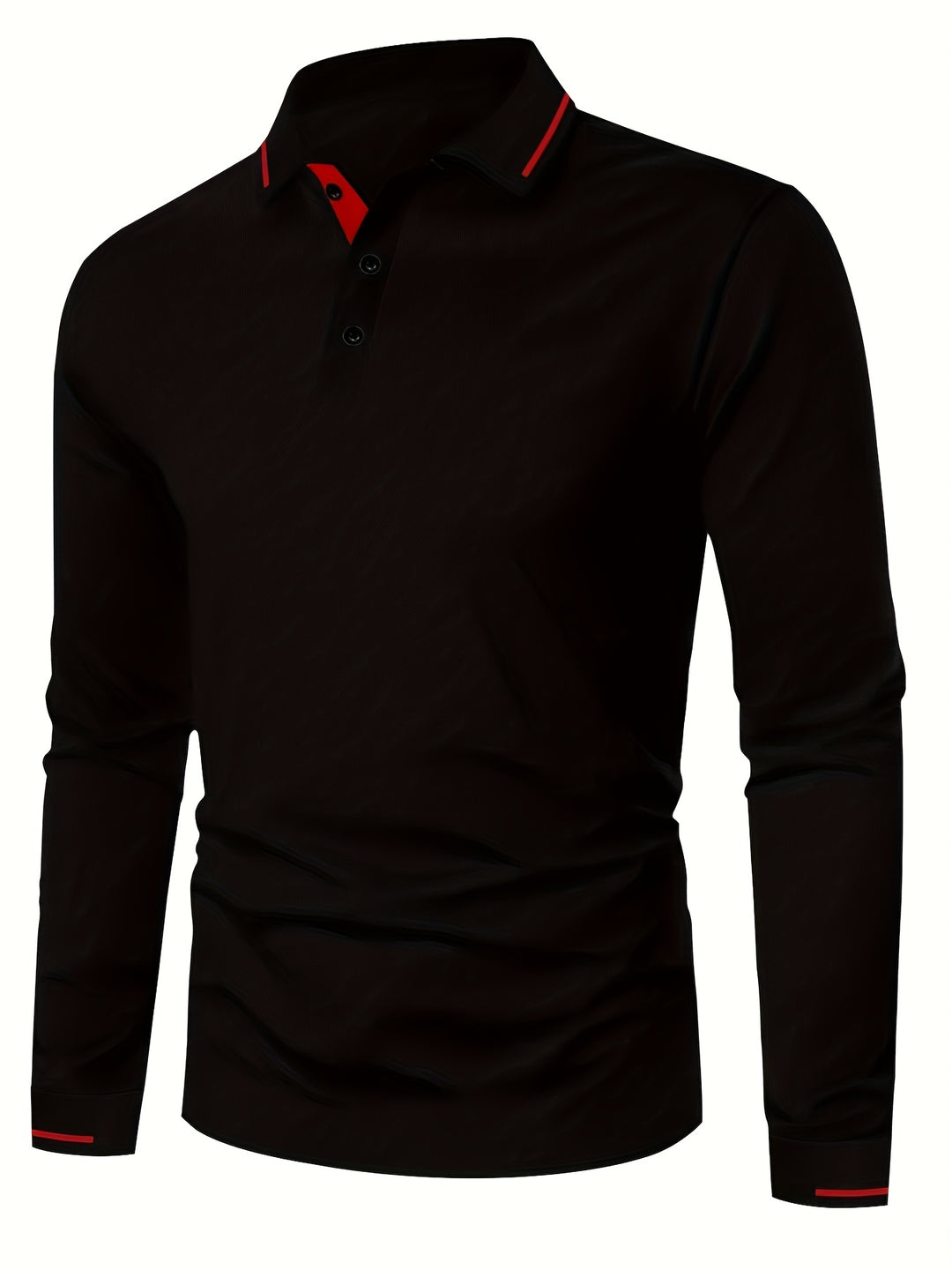 Emerson | Refined Long-Sleeve Polo Shirt