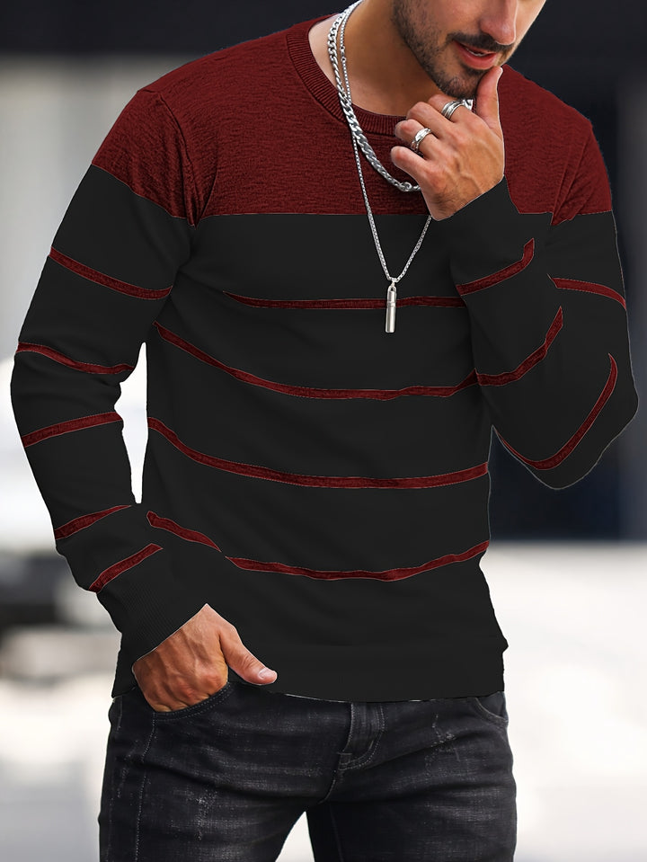Bennington | Classic Striped Crew Neck Sweater