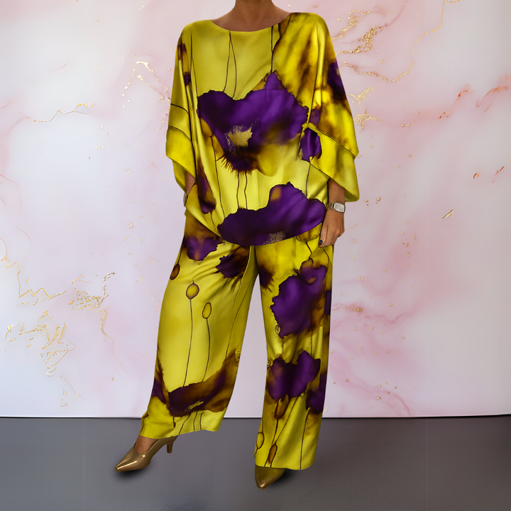 Harlow | Elegant Satin Two Piece Set