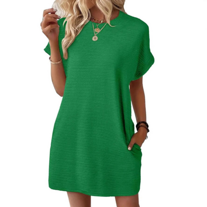 Tiffany | Classic Round Neck Summer Dress