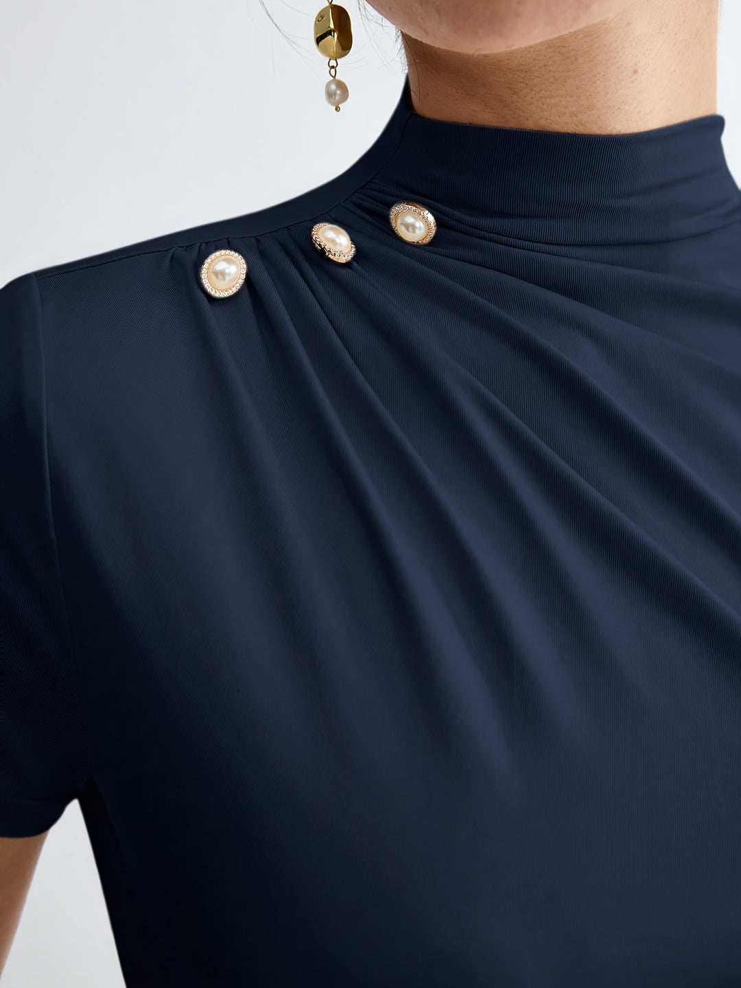 Larissa | Refined Mock-Neck Top