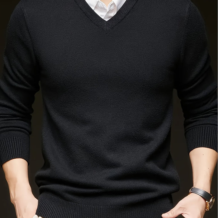 Alexander | Refined V-Neck Sweater