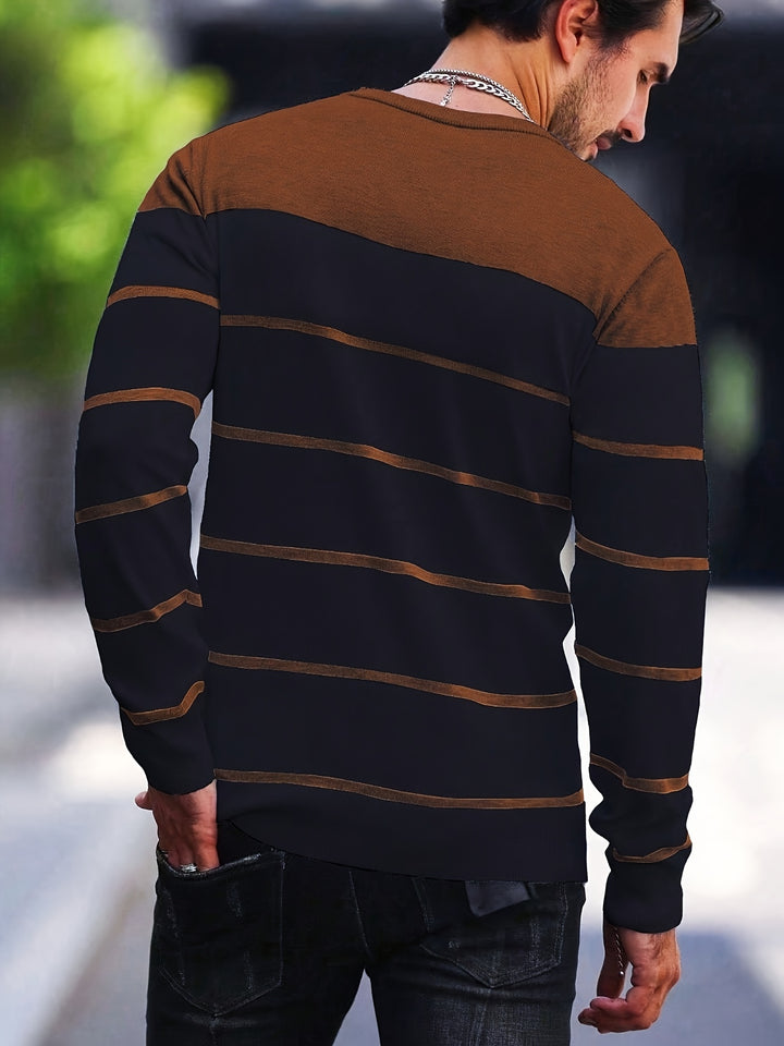 Bennington | Classic Striped Crew Neck Sweater