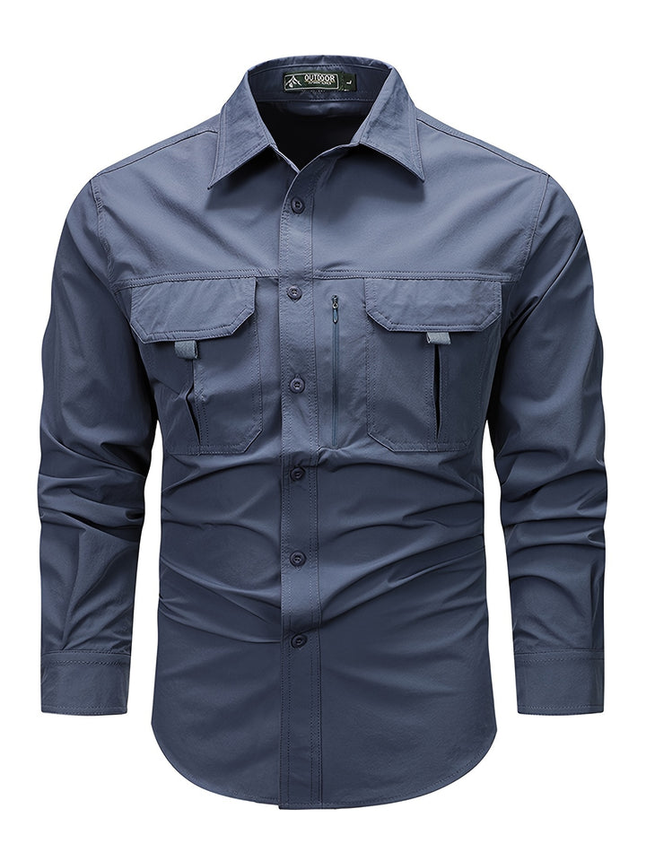 Damon | Rugged Multi-Pocket Utility Shirt
