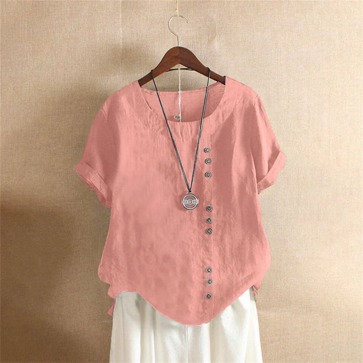 Olivia | Classic Button Detail Blouse