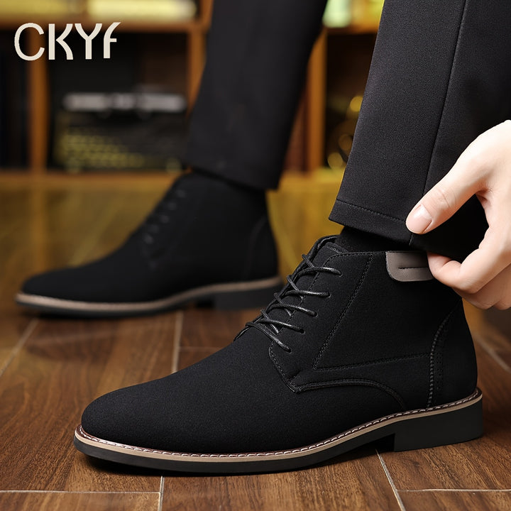 Carter | Refined Lace-Up Ankle Boots