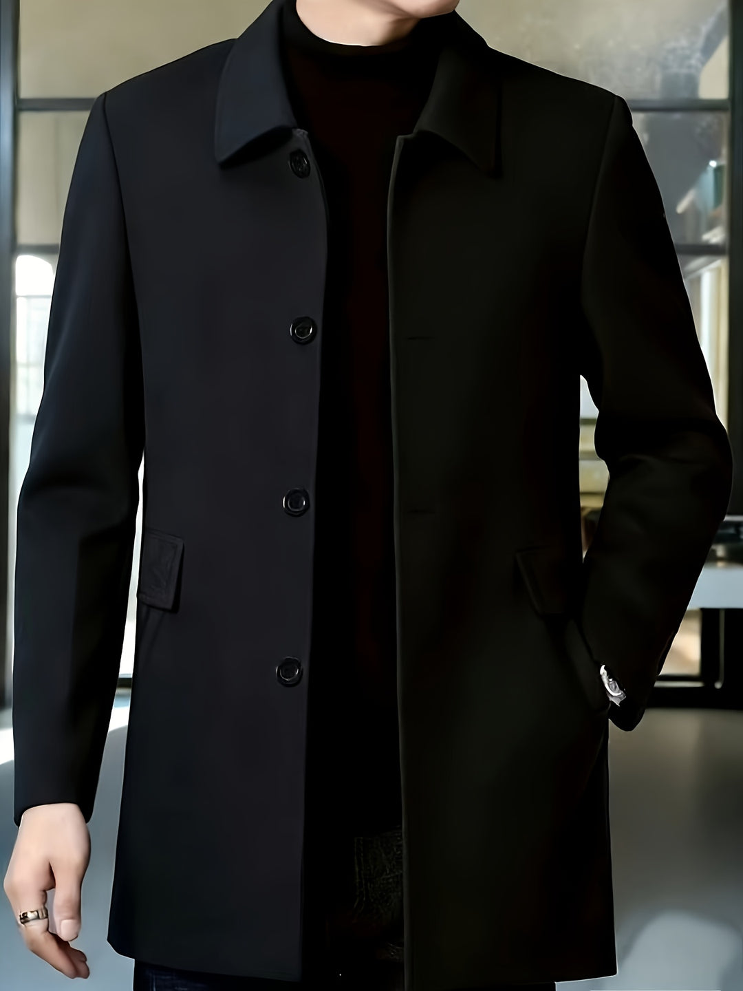 Anthony | Refined Single-Breasted Coat