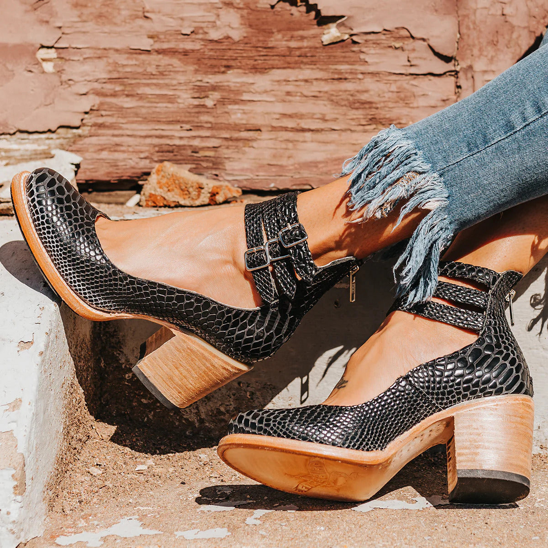 Margaret | Classic Comfortable Strap Heels