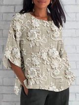 Ophelia | Floral Relaxed Blouse