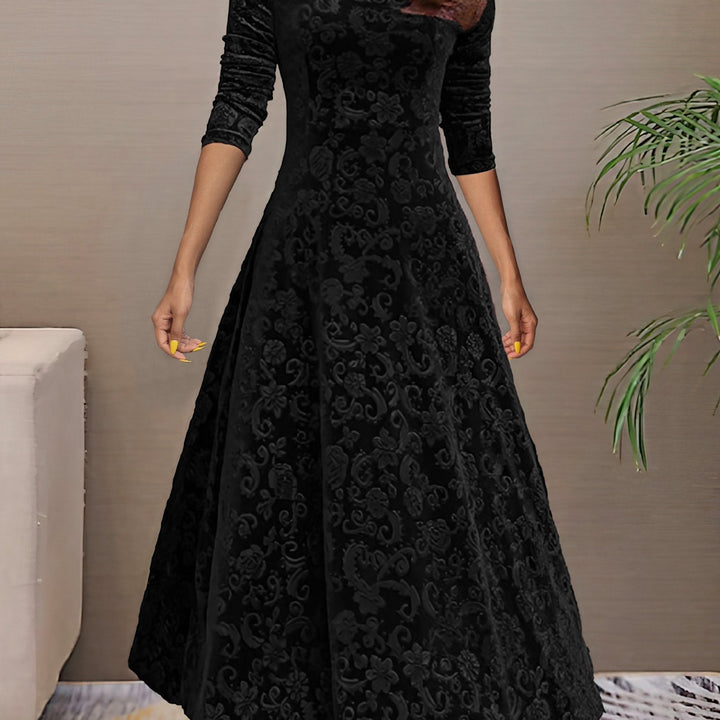 Avery | Elegant V-Neck Maxi Dress