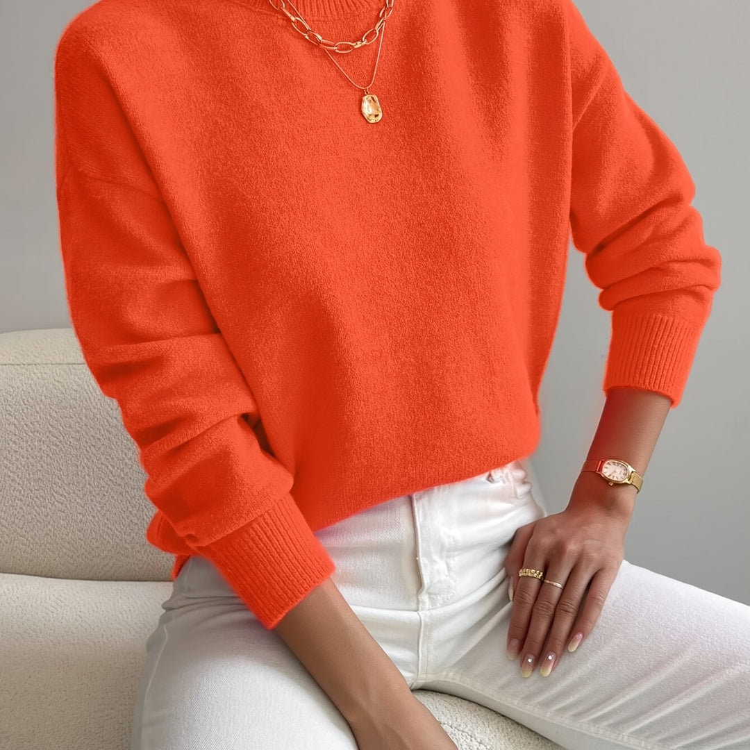 Annika | Refined Mock Neck Sweater