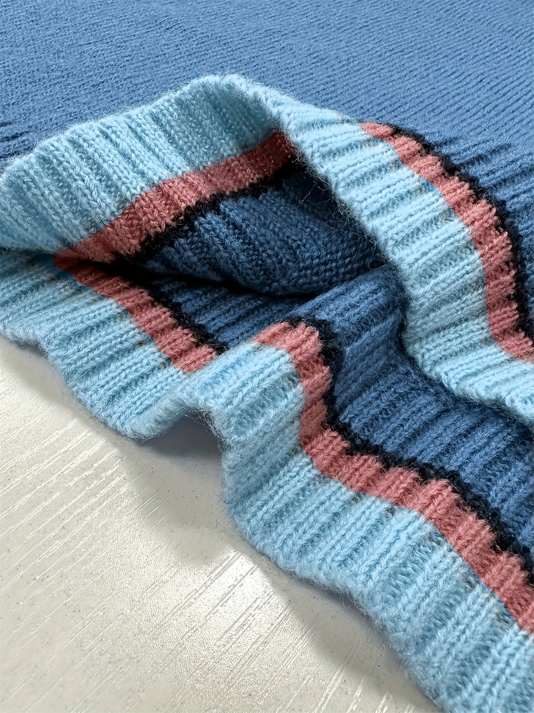 Sabine | Boat-Neck Color-Block Sweater