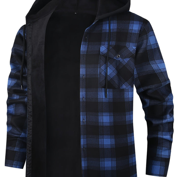 Clayton | Hooded Plaid Overshirt