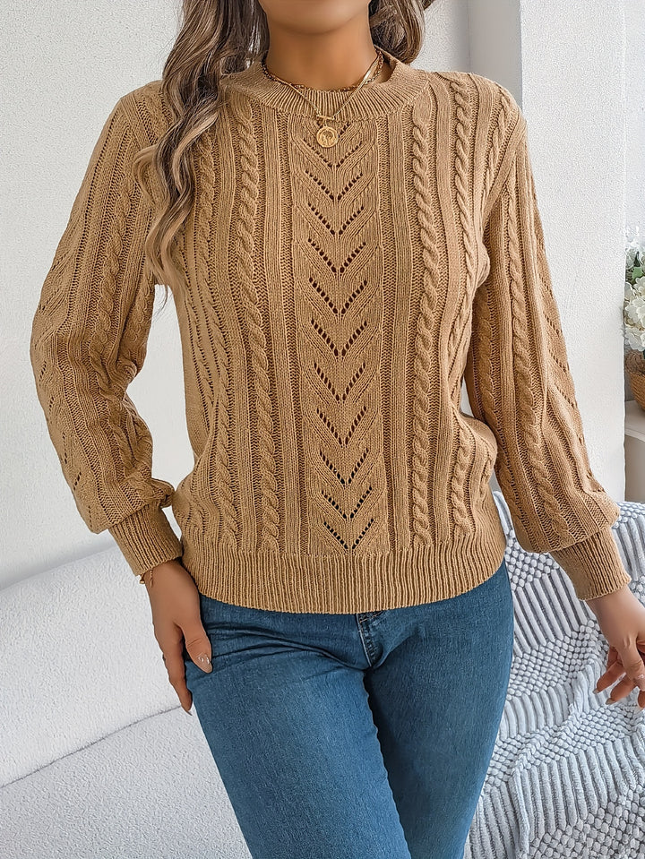 Marissa | Textured Cable-Knit Sweater