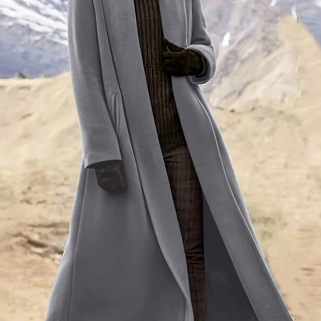 Tabitha | Floor-Length Draped Coat