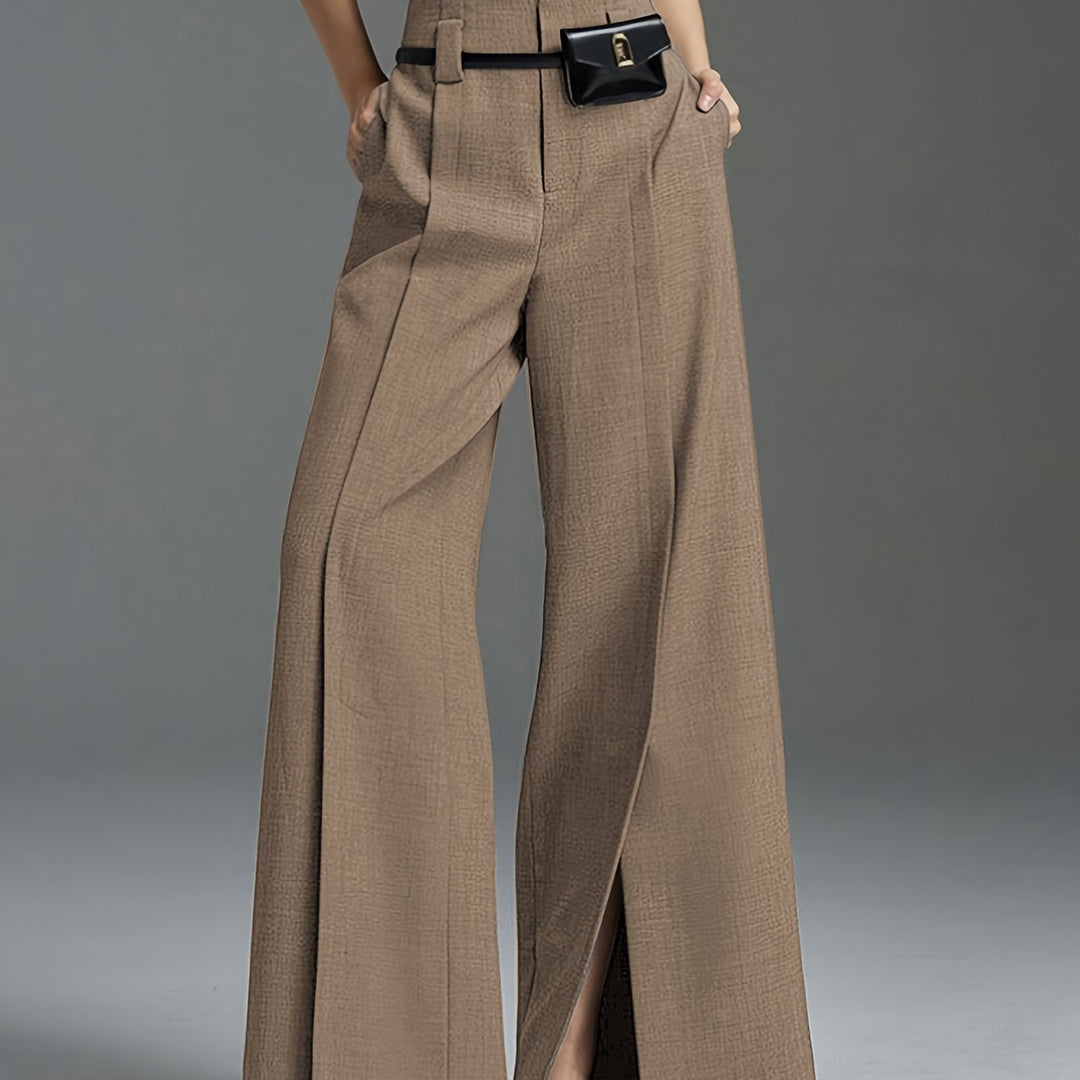 Leona | Wide-Leg Tailored Trousers