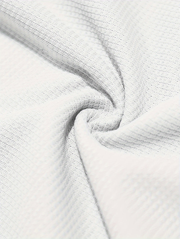 Jonah | Textured Long-Sleeve Henley Shirt
