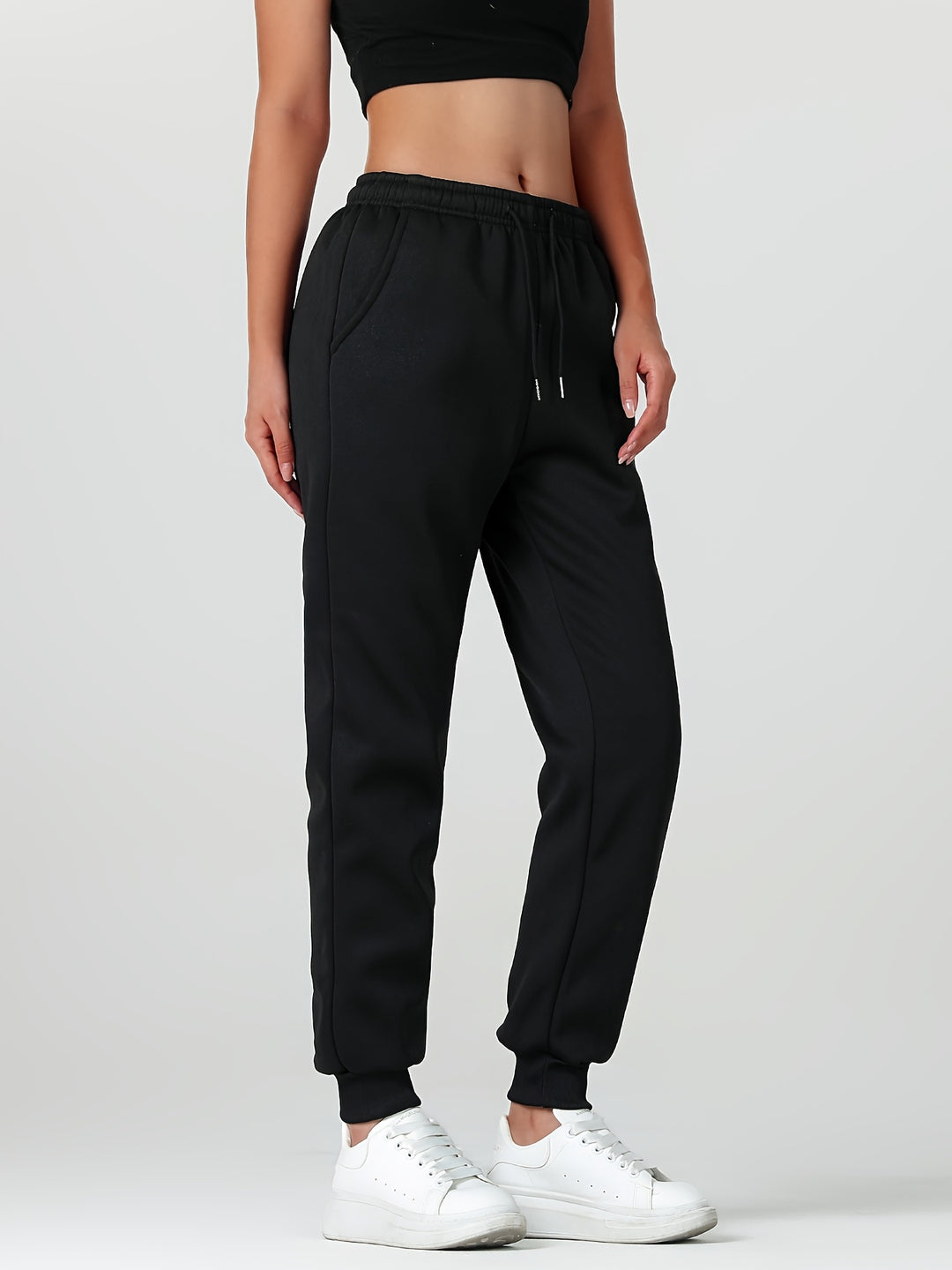 Heather | Cozy Cuffed Lounge Joggers