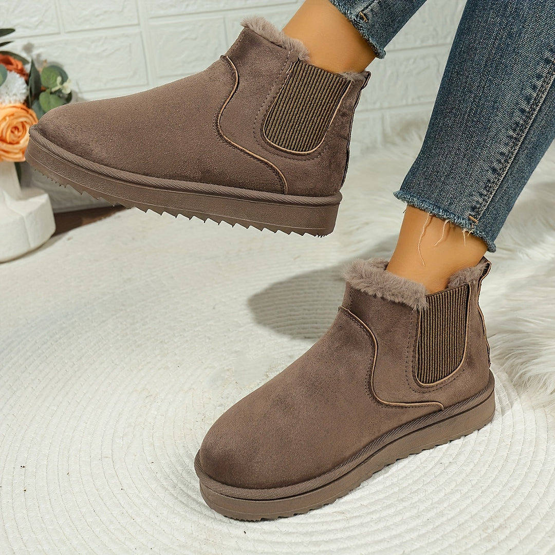 Cassidy | Cozy Platform Ankle Boots