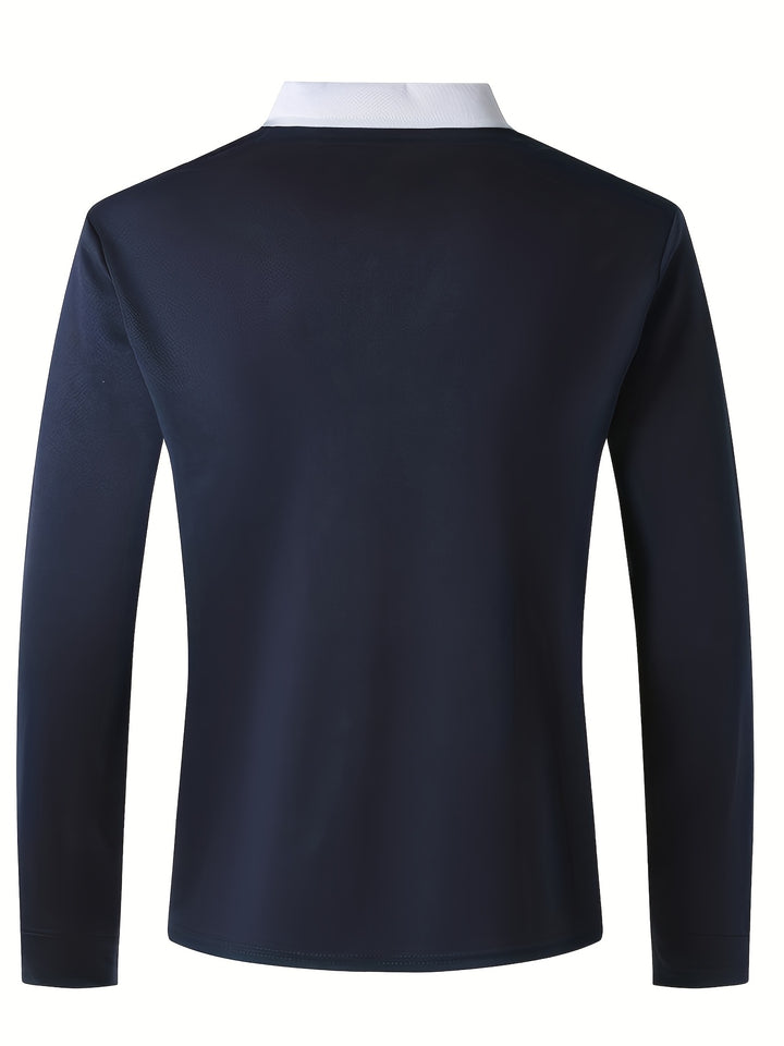 Fletcher | Refined Zip-Collar Polo Shirt