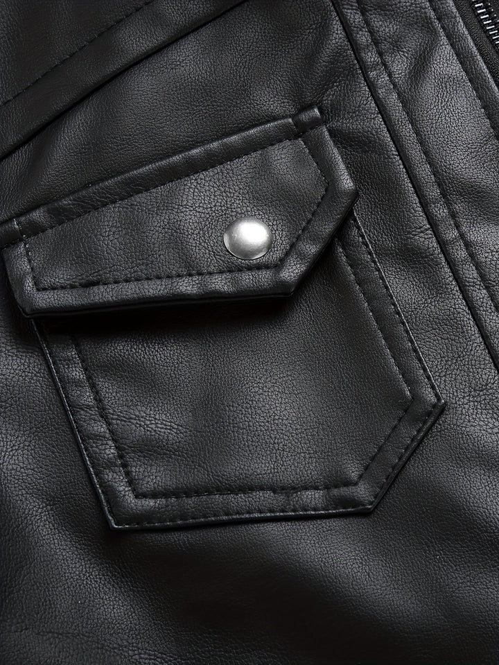 Dorian | Hooded Moto Jacket