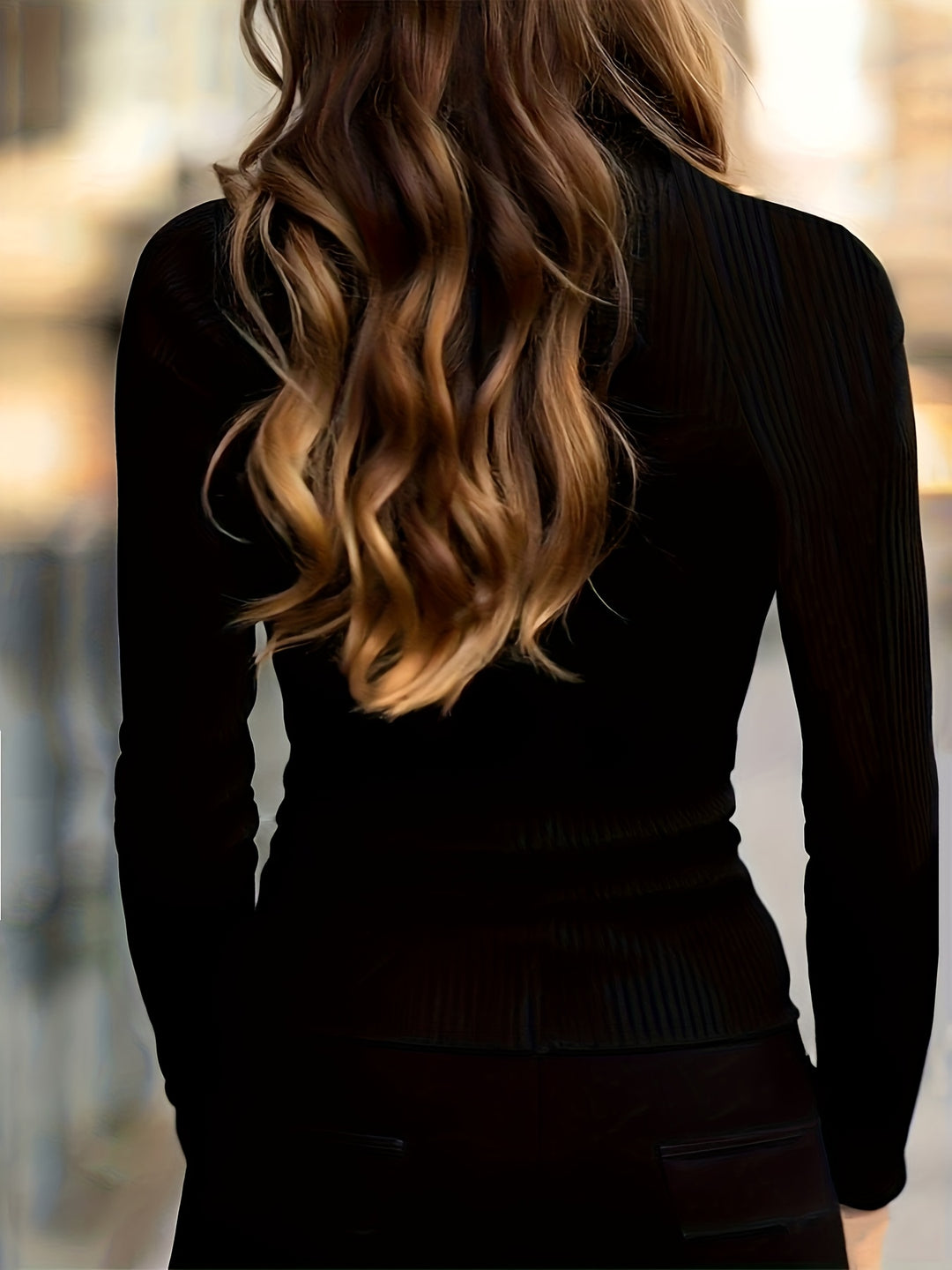 Isla | Sleek Half-Zip High-Neck Top