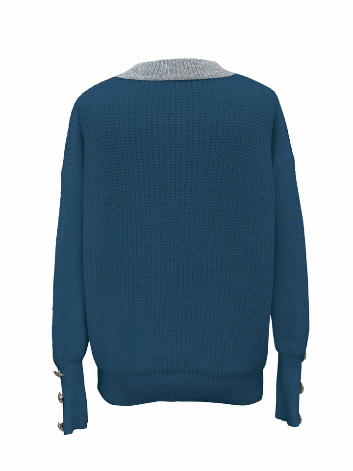 Bethany | Relaxed Button-Detail Sweater