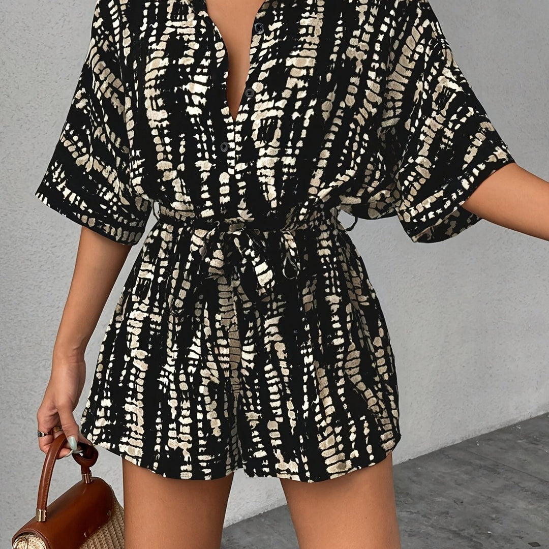 Camilla | Relaxed Striped Romper