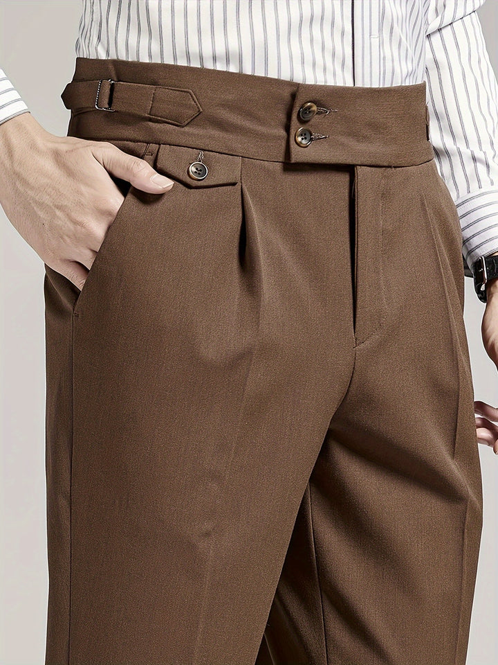 Ellis | Tailored Single-Pleat Trousers