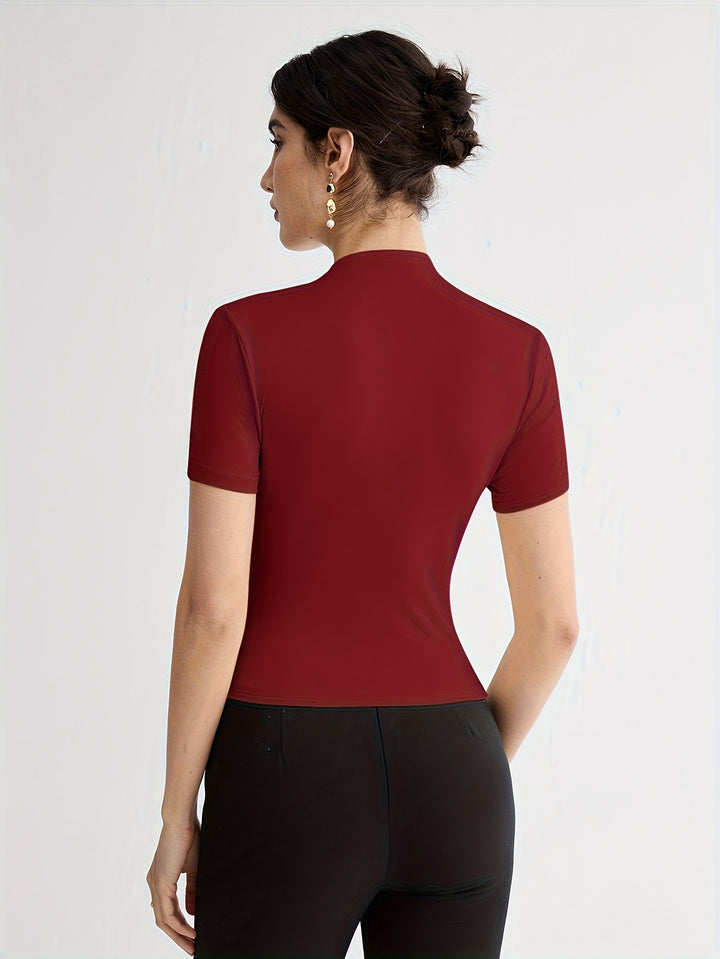 Larissa | Refined Mock-Neck Top