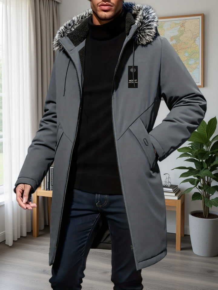 Elias | Hooded Mid-Length Winter Parka