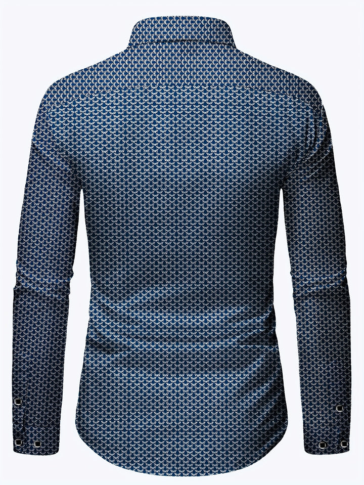 Bennett | Refined Print Button-Up Shirt