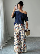 Rosabel | Off-Shoulder Floral Two-Piece Set