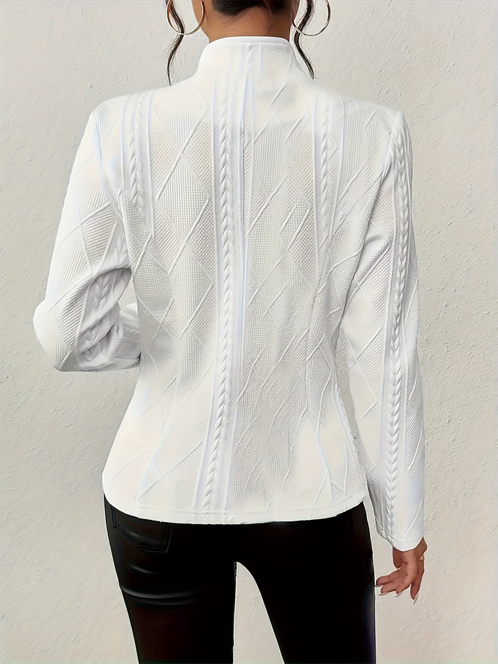 Paige | Textured Button-Up Jacket