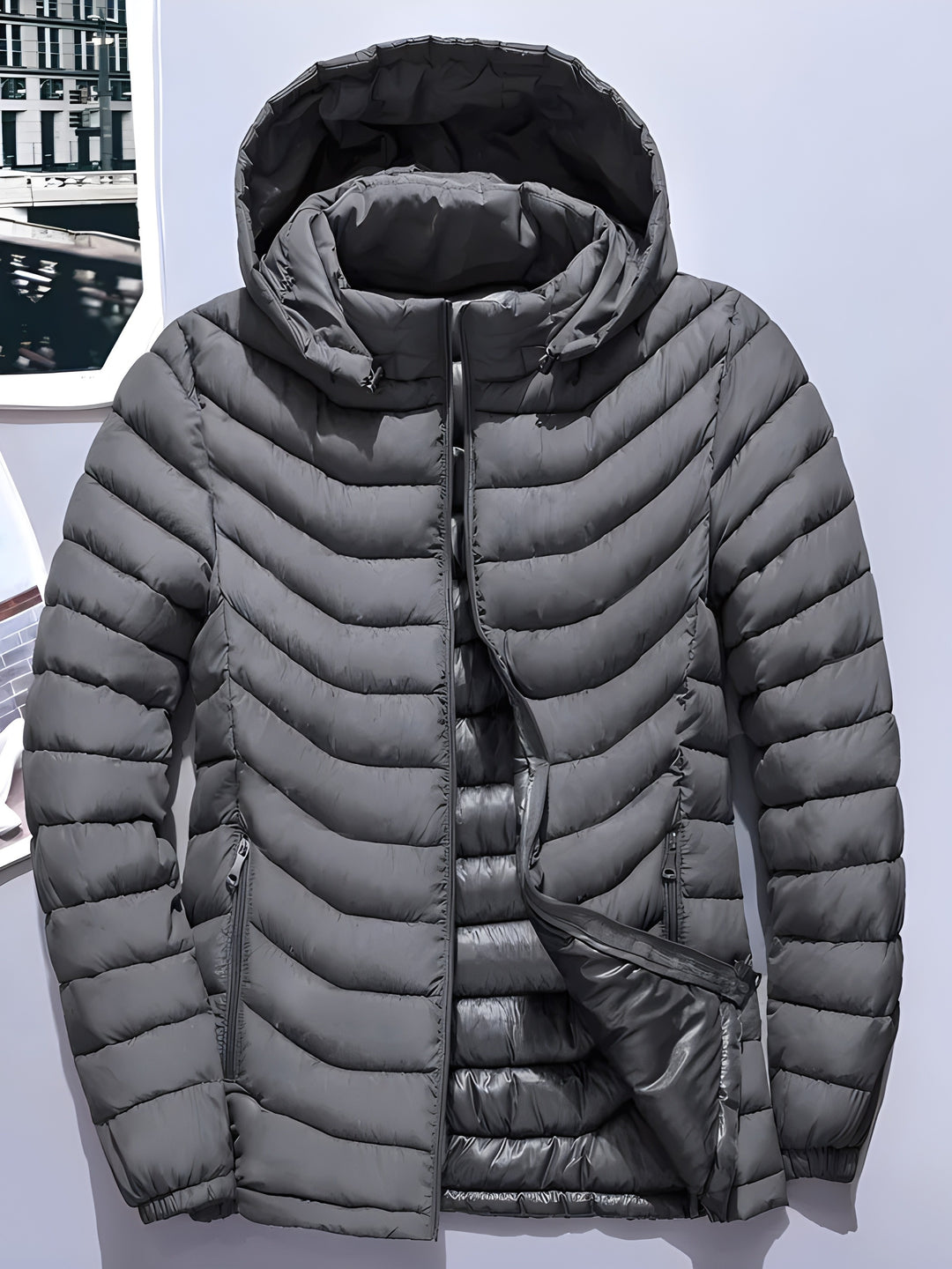 Silas | Hooded Quilted Puffer Jacket