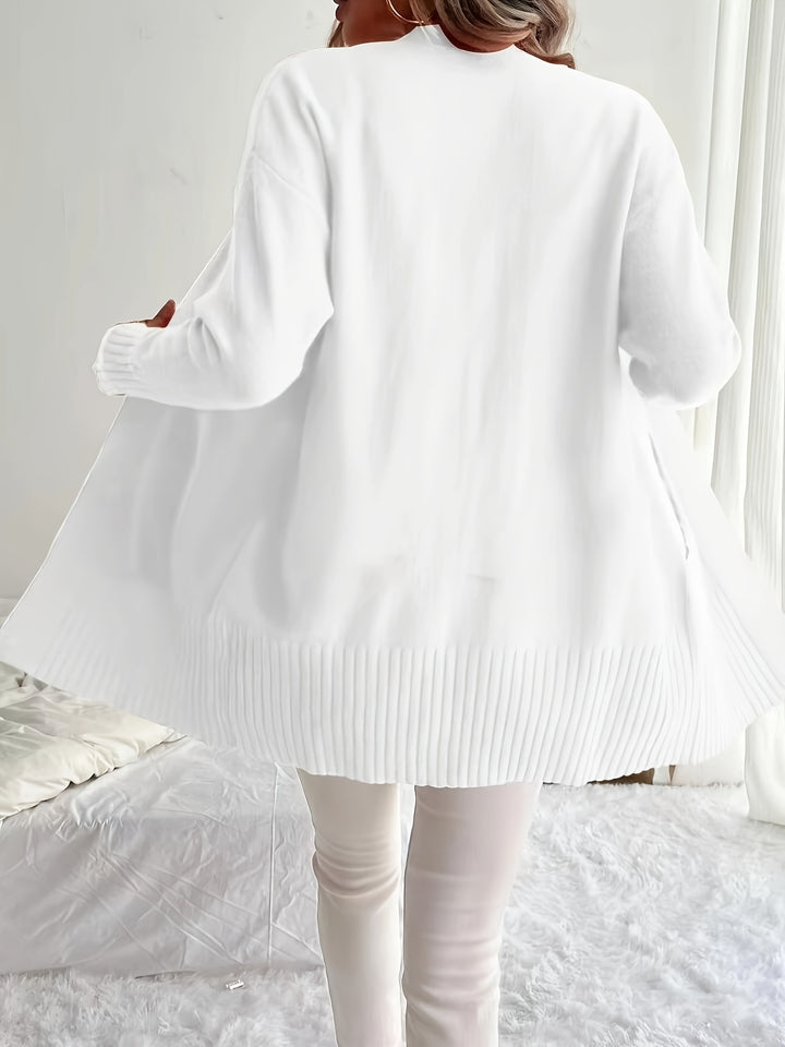 Charlotte | Draped Open-Front Cardigan