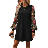 Cecilia | Floral Sleeve Shift Dress