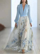 Ryza | Classic Floral Maxi Dress