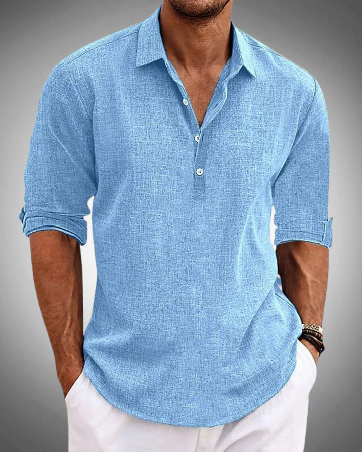 Caleb | Classic Button Front Shirt