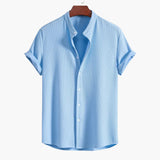 Simon | Elegant Stand Collar Shirt