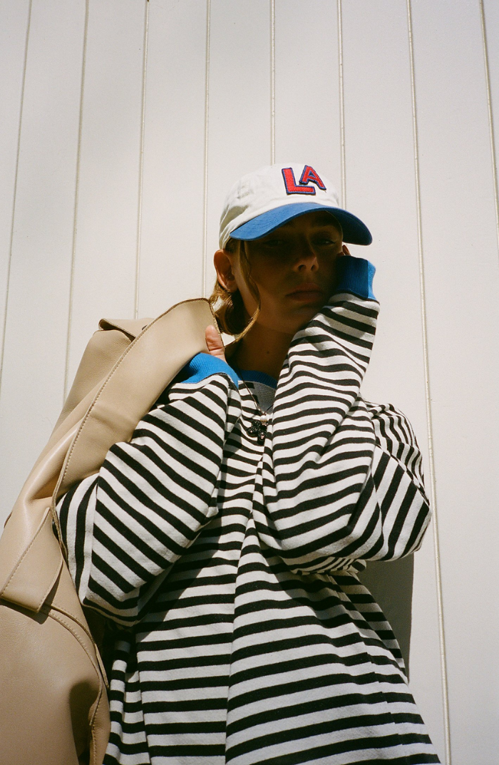 Elena | Striped Round-Neck Sweater