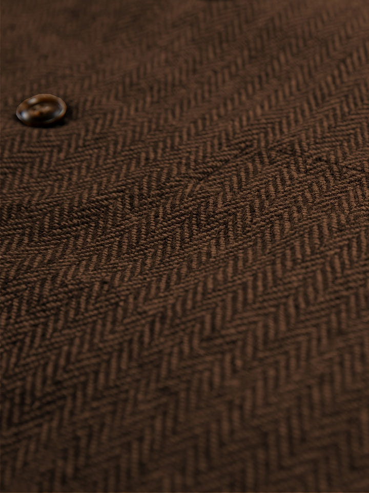 Waylon | Heritage Herringbone Vest