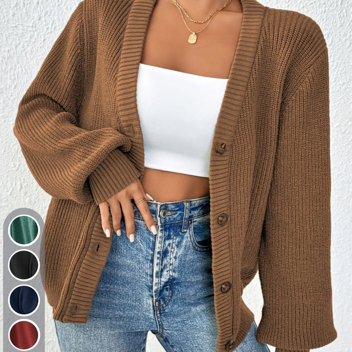 Winifred | Relaxed Button-Front Cardigan