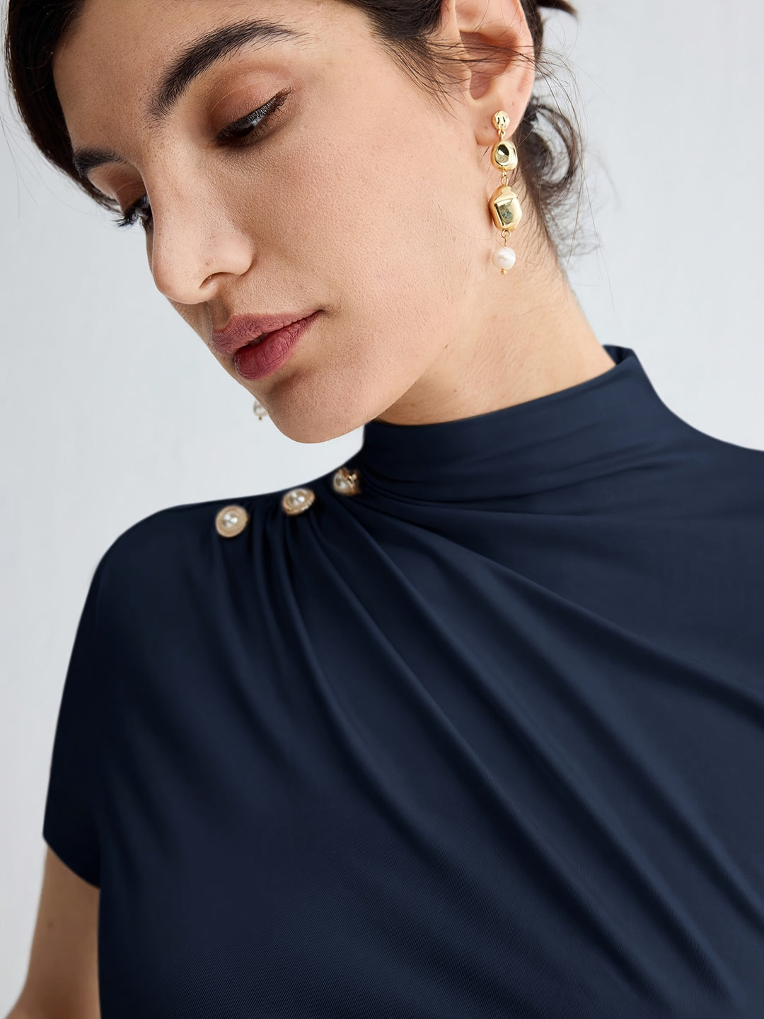 Larissa | Refined Mock-Neck Top
